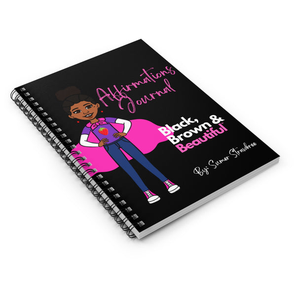 Affirmations Journal: Black, Brown and Beautiful