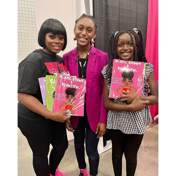 Black Brown and Beautiful©™ Coloring Book with 27 POSITIVE Affirmations | Support Confidence and Self-Esteem