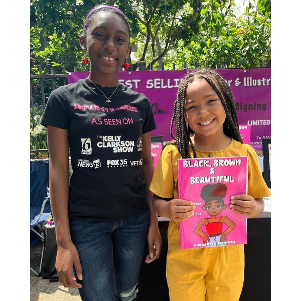 Black Brown and Beautiful©™ Coloring Book with 27 POSITIVE Affirmations | Support Confidence and Self-Esteem