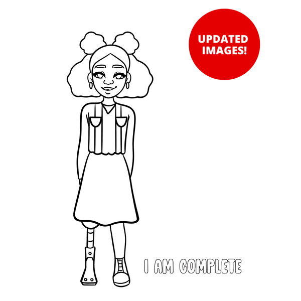 Black Brown and Beautiful©™ Coloring Book with 27 POSITIVE Affirmations | Support Confidence and Self-Esteem