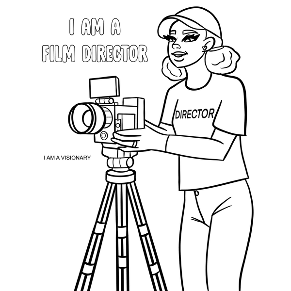My Career Glow Up Coloring Book with POSITIVE AFFIRMATIONS & FREE Bonus Audiobook Download
