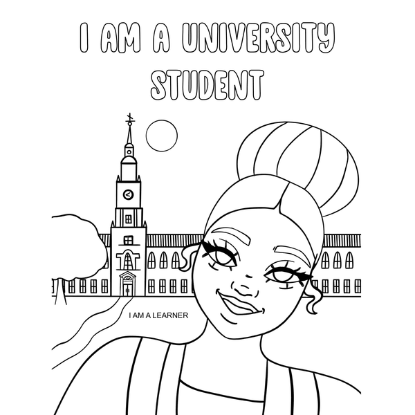 My Career Glow Up Coloring Book with POSITIVE AFFIRMATIONS & FREE Bonus Audiobook Download