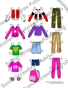 Printable Paper Dolls – DIY Dress-Up Kits & Instant Downloads