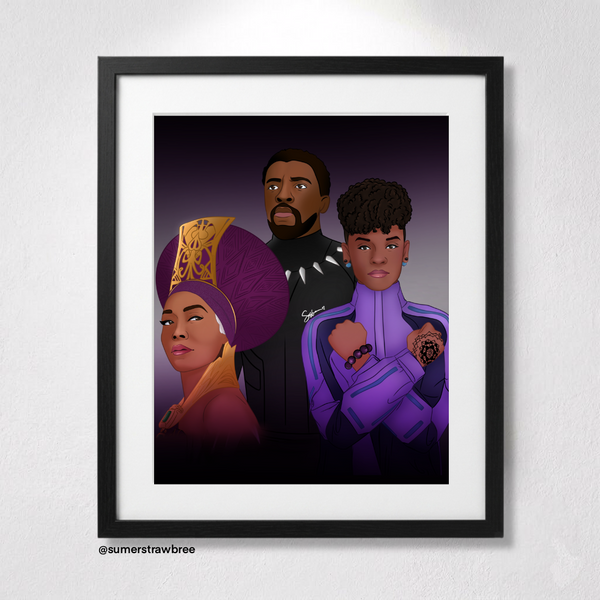 Black Panther Family - Art Print