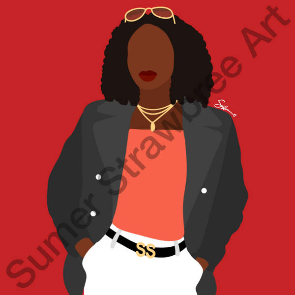 Next Female CEO Girlie - Canvas Print