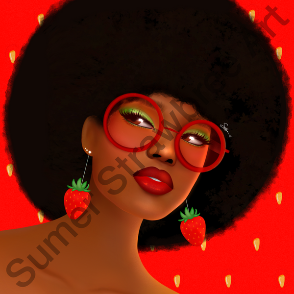 Berry Bloom - Canvas Print