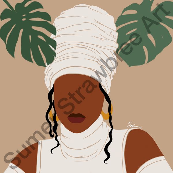 Island Girlie - Canvas Print