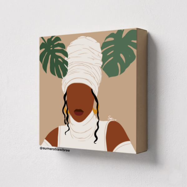 Island Girlie - Canvas Print