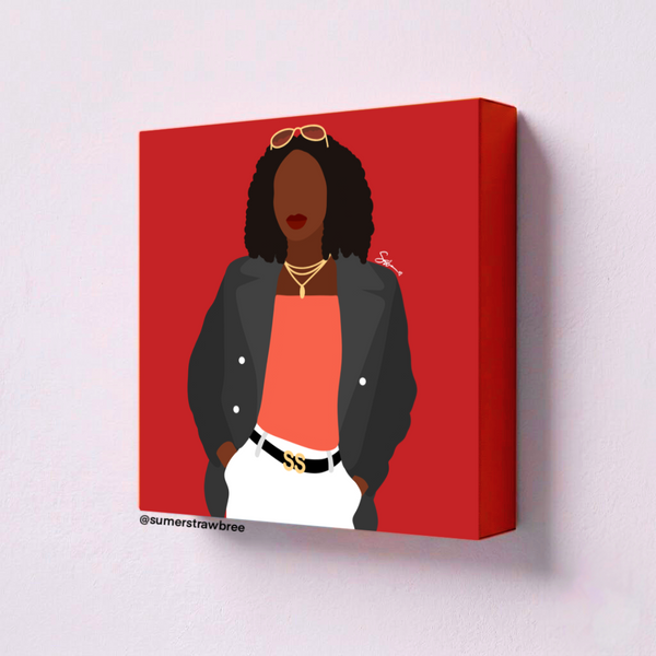Next Female CEO Girlie - Canvas Print
