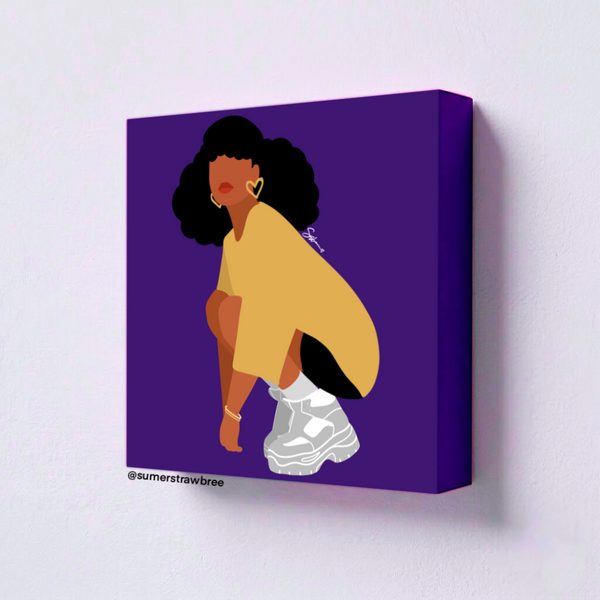 I'm Chill Girlie - Canvas Print