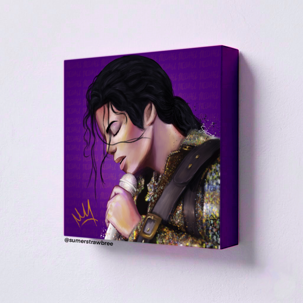 The King of Pop - Michael Jackson Canvas Print