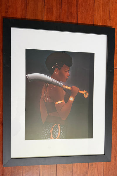 Nanisca from The Woman King - Art Print