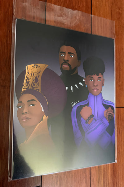 Black Panther Family - Art Print
