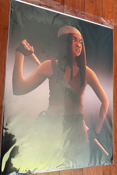 Michonne from The Walking Dead - Art Print