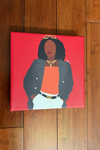 Next Female CEO Girlie - Canvas Print