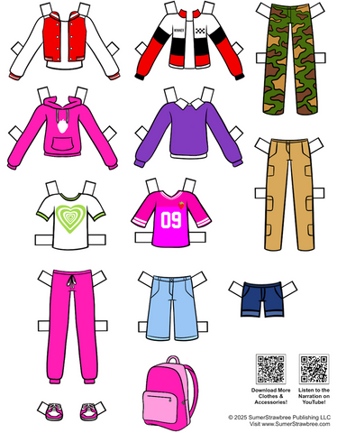 DIGITAL DOWNLOAD: Paper Dolls Inspired by Black, Brown and Beautiful Coloring Book