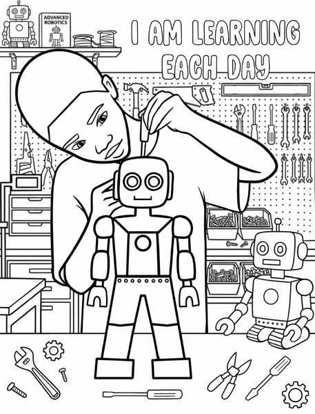NEW Black Brown and Brilliant - BOYS Coloring Book with POSITIVE Affirmations | Supports Confidence and Self-Esteem